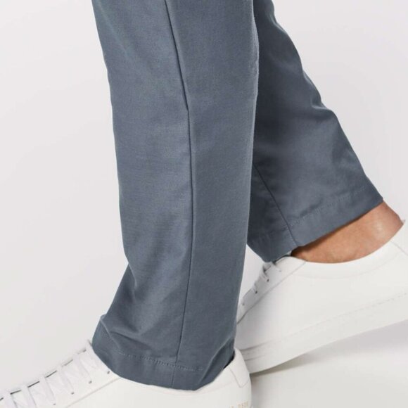 Lululemon Gray Commission Pants Classic Qwick Chino Size 34 x 30 - Picture 2 of 9